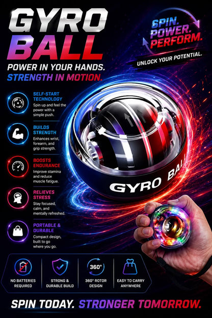 Gyro Ball With Light