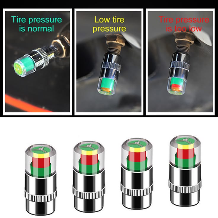 Air Pressure Alert Velve Cap (4 pies)
