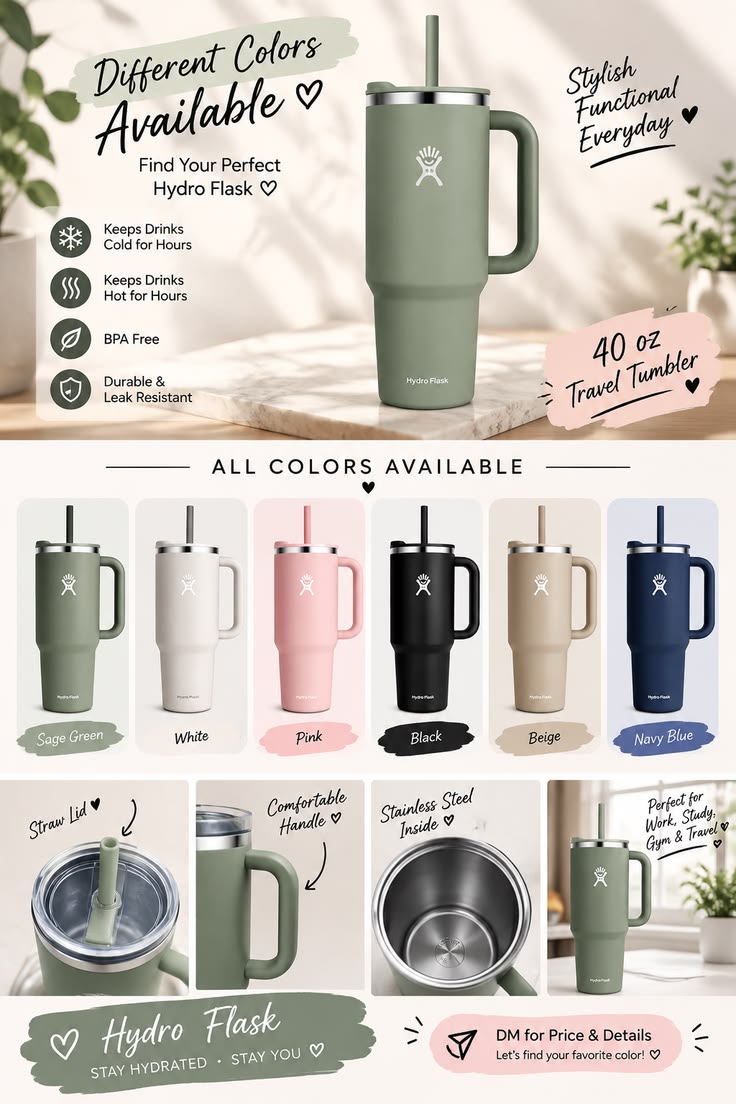 Hydration Tumbler with Straw