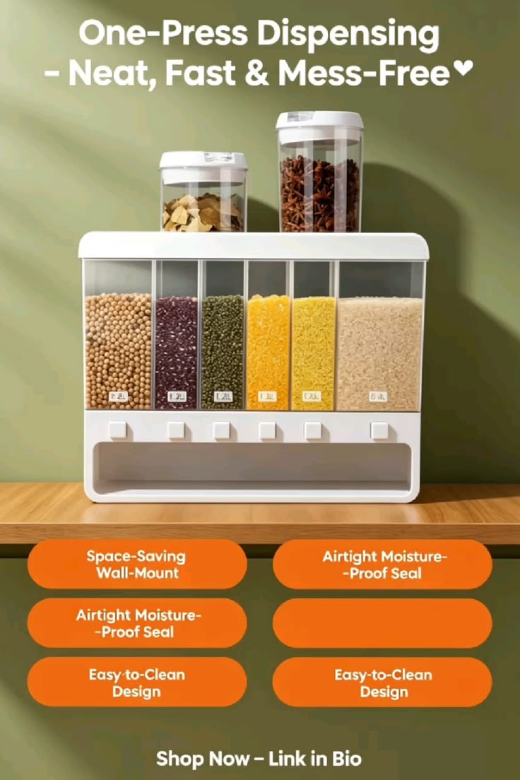6 Slot Cereal Dispenser