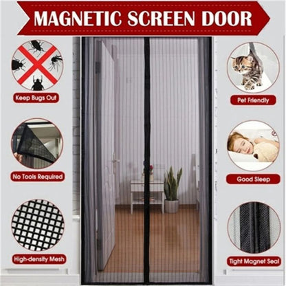Magnetic Mesh Door Curtain