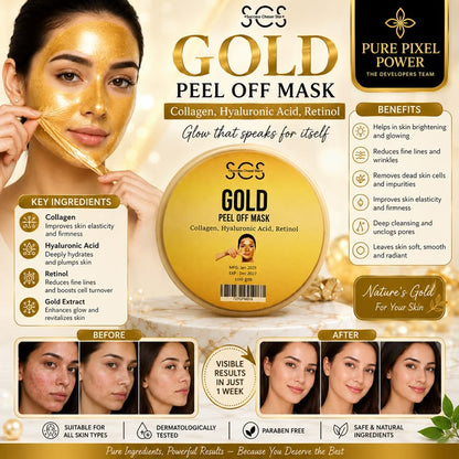 GOLDEN PEEL OF MASK {buy 1 get}