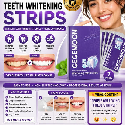 TEETH WHITENING STRIPS PACK OF 1 ( 7PARIS)