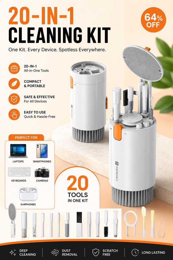 20 in 1 Multi Gadget Cleaner Tool