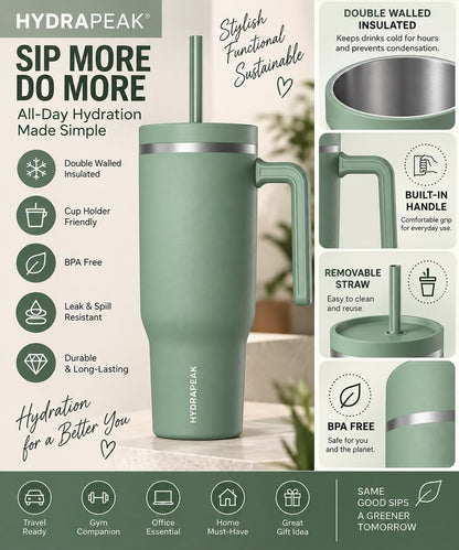 Hydration Tumbler with Straw