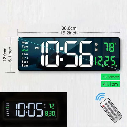 Large Digital Wall Clock