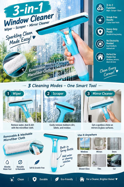 Multifunctional Spray Wiper