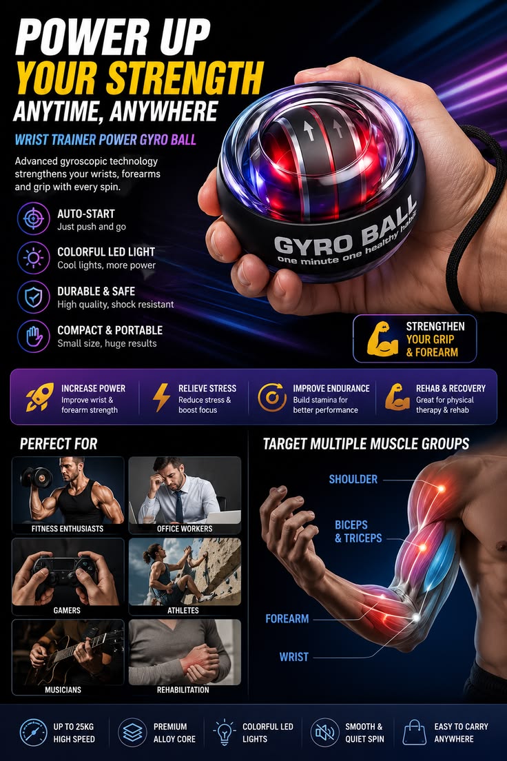Gyro Ball With Light