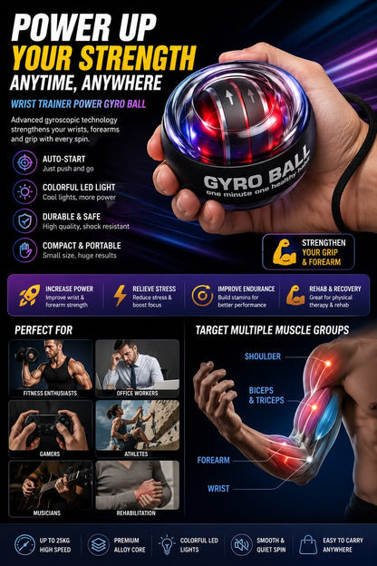 Gyro Ball With Light