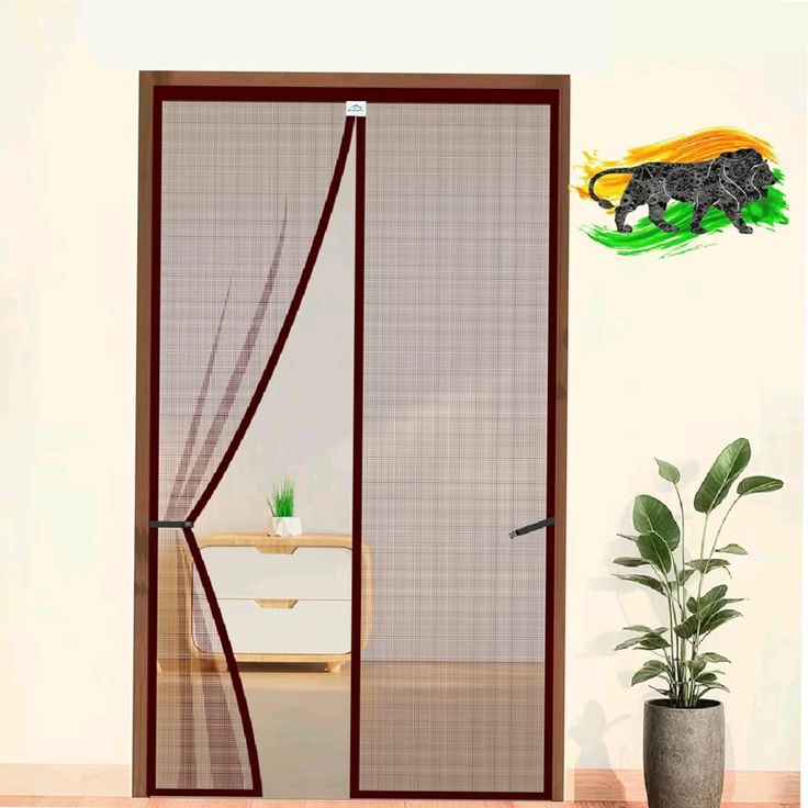 Magnetic Mesh Door Curtain