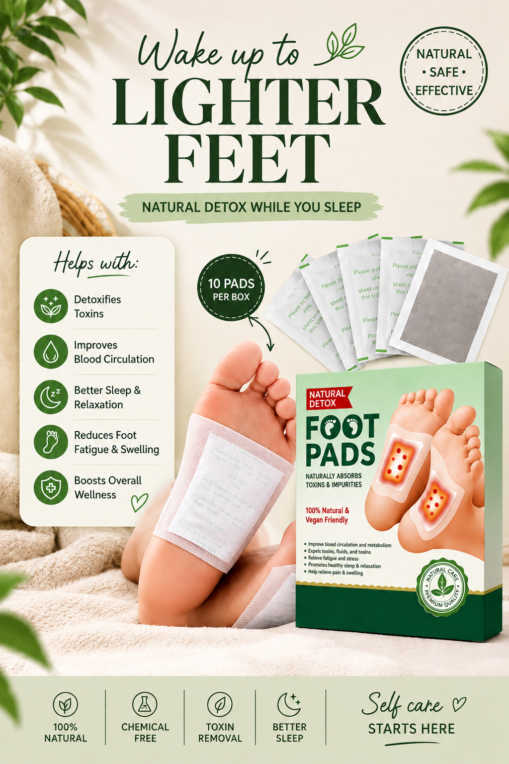FOOT DETOX PATCHE (BUY 1 GET 1)