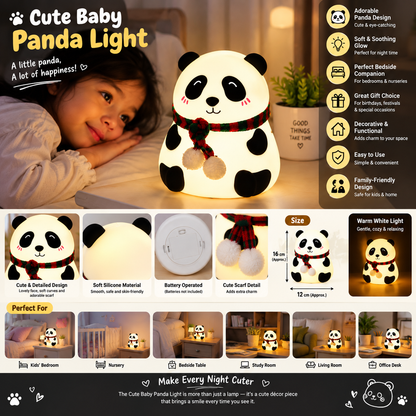 Cute Baby Panda  Lamp