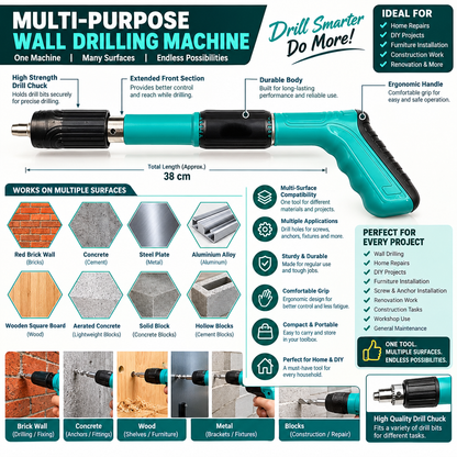 Wall Fastening Tool Gun