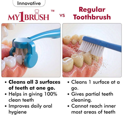 Myorl-Care My1Brush- 3-Sided Soft Toothbrush
