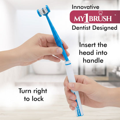 Myorl-Care My1Brush- 3-Sided Soft Toothbrush